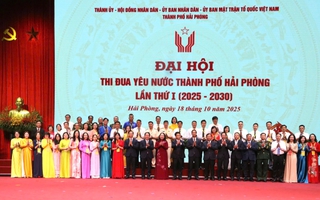 Phó Chủ tịch nước Võ Thị Ánh Xuân dự Đại hội thi đua yêu nước TP Hải Phòng lần thứ nhất