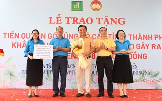 Hình ảnh ấm áp của công nhân một công ty ở Đồng Nai hướng về người dân bị ảnh hưởng bão