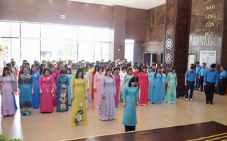 Cán bộ Công đoàn, nữ CNVC-LĐ tiêu biểu TP HCM tưởng nhớ Chủ tịch Tôn Đức Thắng