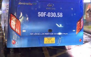 Đã xử phạt tài xế xe buýt thực hiện hành vi gây bức xúc ở trung tâm TP HCM