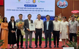 Bệnh viện Lê Văn Thịnh TP HCM nhận chứng nhận bạch kim đột quỵ thế giới
