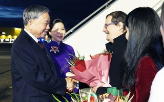 Tổng Bí thư Tô Lâm và Phu nhân tới Phần Lan