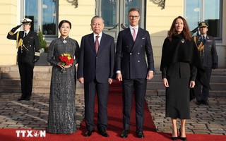 Lễ đón Tổng Bí thư Tô Lâm và Phu nhân thăm chính thức Cộng hòa Phần Lan