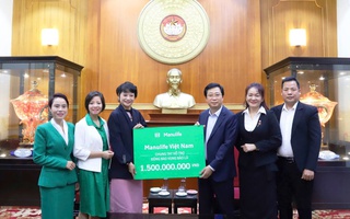 Manulife quyên góp 1,5 tỉ đồng hỗ trợ đồng bào miền Bắc bị ảnh hưởng bởi thiên tai