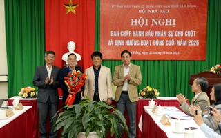 Ông Lê Huy Toàn được bầu làm Chủ tịch Hội Nhà báo tỉnh Lâm Đồng