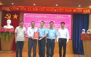 Bộ Quốc phòng bàn giao hơn 7.500 m2 đất cho phường Vũng Tàu để làm dự án