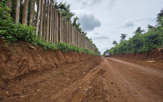 Một vụ đào đường lấy đất “khó hiểu” ở Đắk Lắk