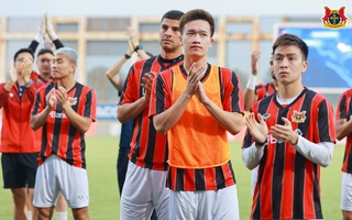 Cựu sao Hoàng Anh Gia Lai tạo "siêu phẩm" trong ngày Ninh Bình FC thắng đẹp PVF-CAND