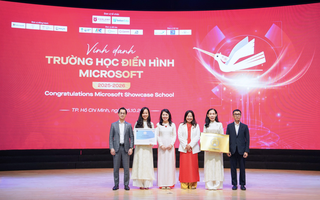 Trường ĐH Việt Nam đầu tiên được Microsoft vinh danh "trường học điển hình"