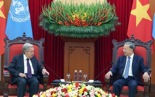Tổng Bí thư Tô Lâm tiếp Tổng Thư ký Liên hợp quốc António Guterres