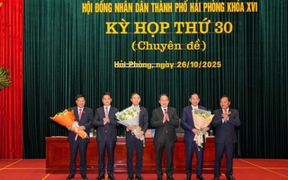 Bầu bổ sung 1 Phó Chủ tịch HĐND và 2 Phó Chủ tịch UBND TP Hải Phòng