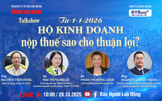 Talkshow: "Từ 1-1-2026, hộ kinh doanh nộp thuế sao cho thuận lợi?"