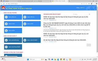 Sở GD-ĐT TP HCM ra cảnh báo khẩn liên quan phần mềm hệ thống cơ sở dữ liệu ngành