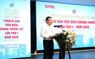 Lần đầu tiên xếp hạng "Khách sạn tiêu biểu không thuốc lá"