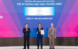 Yến sào Khánh Hòa vào Top 10 “Thương hiệu Tăng trưởng Xanh 2025”