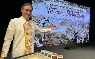 Dấu ấn lung linh từ ngôn ngữ cát của nghệ sĩ Đặng Trí Đức