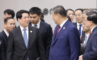 Chủ tịch nước Lương Cường gặp Tổng Bí thư, Chủ tịch Trung Quốc Tập Cận Bình