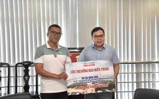 Báo Người Lao Động tiếp nhận 200 triệu đồng hỗ trợ đồng bào miền Trung