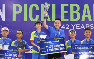 Em trai Vinh Hiển vô địch giải Pickleball tại TP HCM