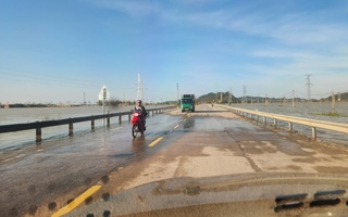 Quốc lộ 1 đoạn qua Hà Tĩnh đã thông xe trở lại