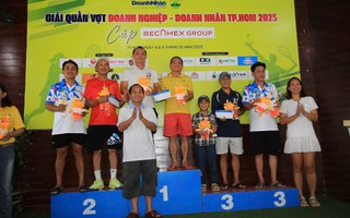 Kết quả Giải Quần vợt Doanh nghiệp - Doanh nhân TP HCM 2025 Cúp Becamex Group