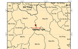 Quảng Ngãi động đất 4,9 độ lúc rạng sáng, người dân nhiều tỉnh thành cảm nhận rung lắc