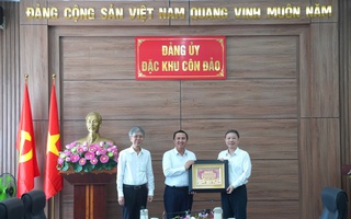 Ban Tuyên giáo và Dân vận Thành ủy TP HCM làm việc với Đặc khu Côn Đảo