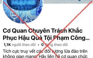 Sự thật fanpage xưng là “cơ quan chuyên trách của Bộ Công an", giúp lấy lại tiền bị lừa
