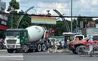 Tai nạn giao thông thương tâm ở xã Hóc Môn, TP HCM