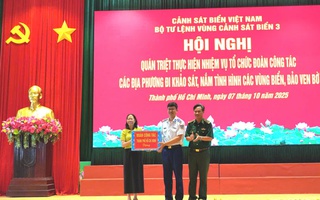 Bộ Tư lệnh Vùng Cảnh sát biển 3 tổ chức đoàn khảo sát các vùng biển, đảo
