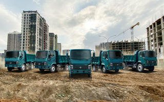 Đáp ứng nhu cầu vận tải xây dựng với xe ben THACO Linker