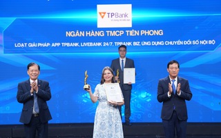TPBank được vinh danh chuyển đổi số xuất sắc, ghi dấu nỗ lực bền bỉ trên hành trình chuyển đổi số