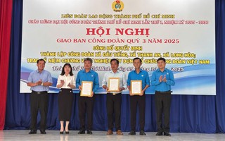 LĐLĐ TP HCM công bố quyết định thành lập thêm 3 Công đoàn xã