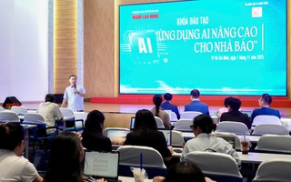 Báo Người Lao Động đào tạo AI nâng cao cho phóng viên, biên tập viên, kỹ thuật viên
