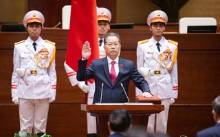 VIDEO: Chánh án Tòa án Nhân dân Tối cao Nguyễn Văn Quảng tuyên thệ nhậm chức