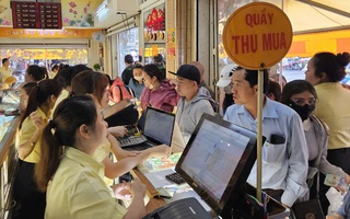 Cuối ngày 12-11, giá vàng miếng SJC "quay xe" giảm