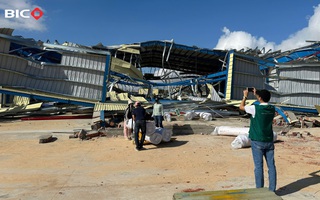 BIC huy động nguồn lực hỗ trợ khách hàng khắc phục hậu quả bão số 13