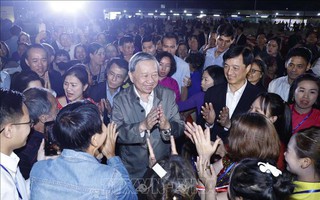 Tổng Bí thư Tô Lâm: Sức mạnh đại đoàn kết bắt đầu 
từ những điều rất gần gũi, mộc mạc