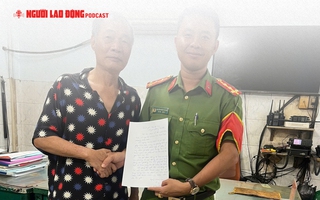 Nội dung bức thư người đàn ông 72 tuổi ở phường Sài Gòn gửi đến công an 