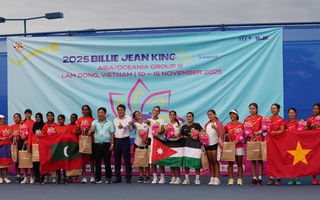 Khép lại Billie Jean King Cup 2025, tuyển nữ Việt Nam đứng thứ ba