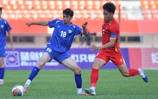 U22 Việt Nam thua sát nút đội bóng mạnh vùng Trung Á