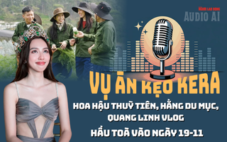 Audio: Hôm nay, Hoa hậu Thùy Tiên, Hằng Du Mục, Quang Linh Vlogs hầu tòa