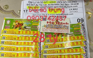 Một người trúng đặc biệt 28 tỉ đồng ở Tây Ninh, liền đổi thưởng trong đêm tại TP HCM