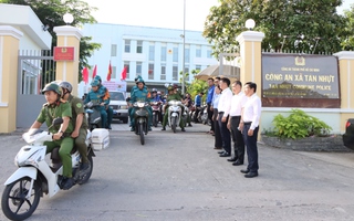 Xã Tân Nhựt, TP HCM: Lập lại trật tự lòng, lề đường, vỉa hè