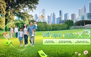 Gửi tiền để hạnh phúc nhân ba tại Vietcombank