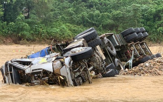 Tìm thấy "vật bất ly thân" của tài xế xe đầu kéo mất tích ở Quảng Trị