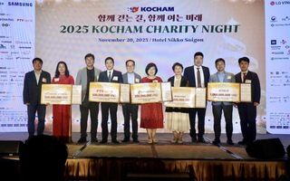 KOCHAM đóng góp hơn 2,2 tỉ đồng cho hoạt động an sinh tại TPHCM và các tỉnh lân cận