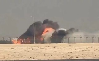 Tiêm kích Ấn Độ gặp nạn hãi hùng ở triển lãm Hàng không Dubai