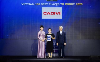 CADIVI được vinh danh trong top 20 “Nơi làm việc tốt nhất Việt Nam 2025”