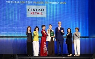 Central Retail nhận giải thưởng “Top 100 Nơi làm việc tốt nhất Việt Nam” 2025